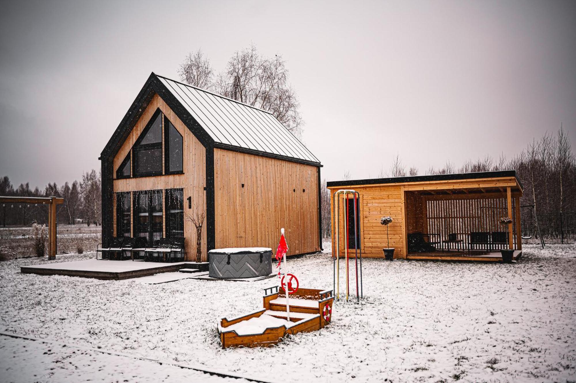 Mazurska Stodola Na Polwyspie Pilchowskim Pilchy エクステリア 写真